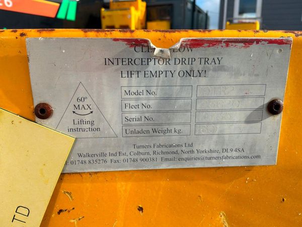 96" x 60" INTERCEPTOR DRIP TRAY................... 387424333