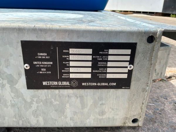 UNUSED 2000lts western water bowser tank skid...10 387544988