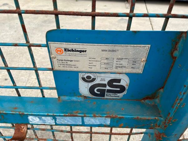 EICHINGER MAN BASKET / ACCESS PLATFORM....3398. 387637770