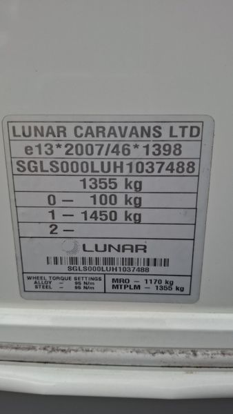 Lunar Venus 4 Berth Island Bed Caravan 387753940
