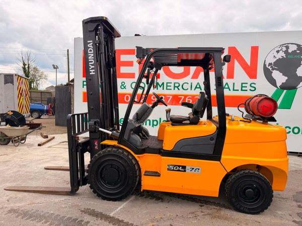2018 HYUNDAI ... 5 TON GAS FORKLIFT ...822 hours 387861915