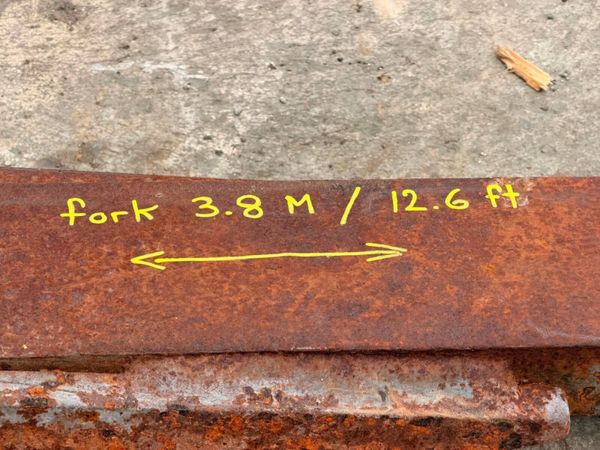 3.8 M LOADING SHOVEL EXTRA LONG FORKS ...3528 387870383