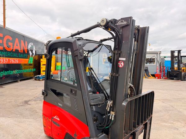 2012 LINDE 1.5 TON ELECTRIC FORKLIFT...2,700 hrs 387871180