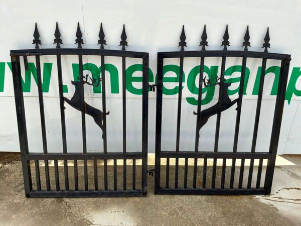 UNUSED WROUGHT IRON ENTRANCE GATES.....238. 388045048