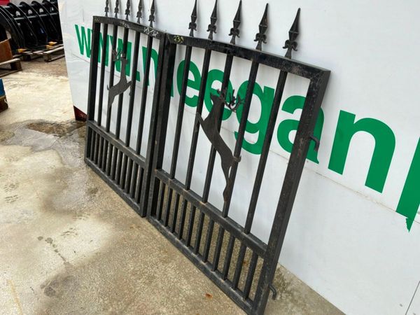 UNUSED WROUGHT IRON ENTRANCE GATES.....238. 388045049