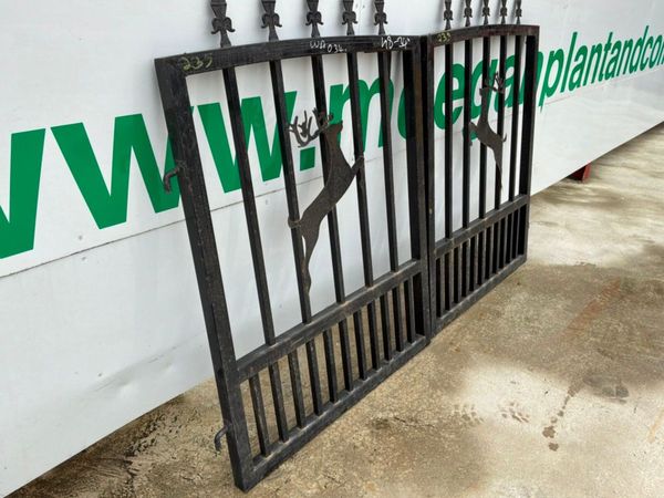 UNUSED WROUGHT IRON ENTRANCE GATES.....238. 388045050