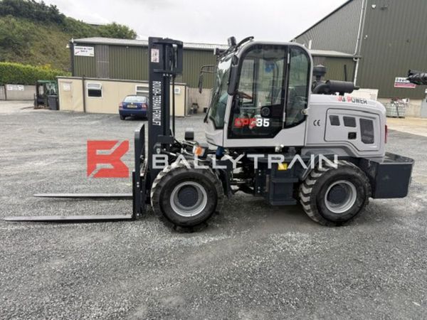 JQ Power CPC35 Rough Terrain Forklift 388199017