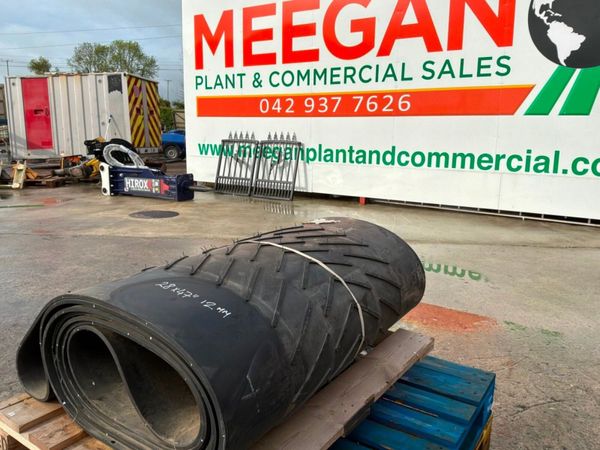 UNUSED 47" RUBBER CONVEYOR BELT........1419. 388112237