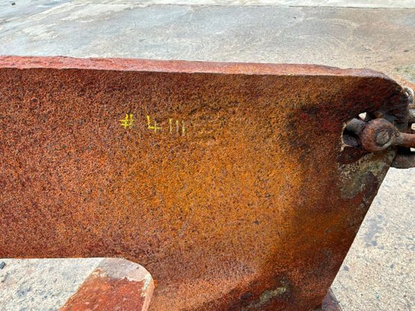 OLD CAST IRON SHIP ANCHOR......LARGE.......4111/2 388134816