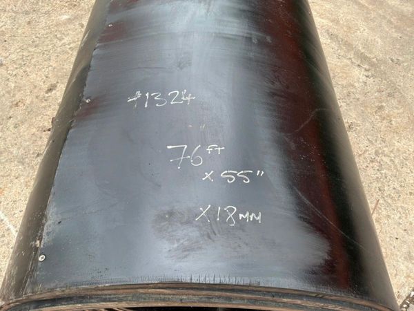 55"  RUBBER CONVEYOR BELT MATTING...1324d. 388245572