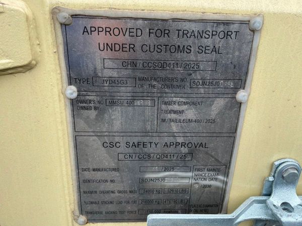UNUSED 40ft MULTI DOOR CONTAINER............2146 388246112