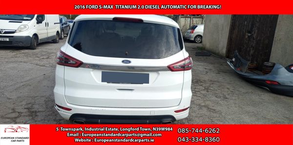 2016 FORD S-MAX 2.0 DIESEL AUTOMATIC FOR BREAKING! 388239108