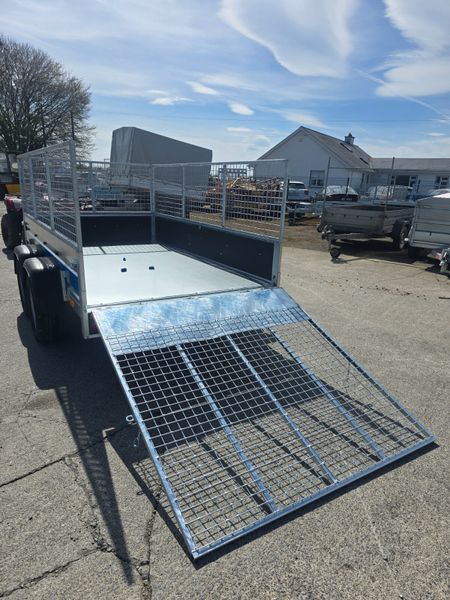 8x5 Trailer with Mesh Sides and Ramp 388361744