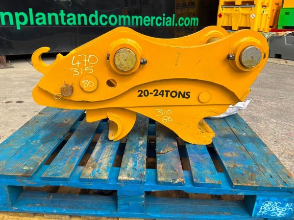 UNUSED HYDRAULIC Q/HITCH.....80mm PINS......2238. 388424749