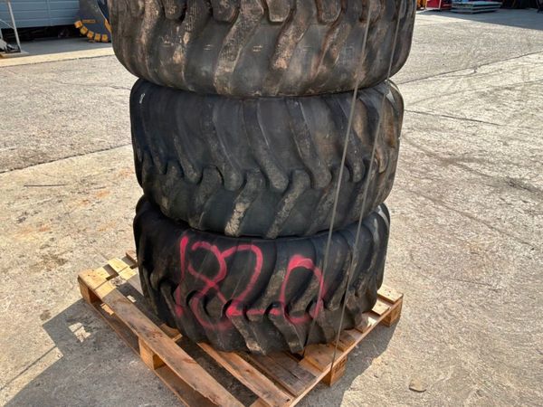 22.5 PART WORN DUMPER / TRAILER TYRES....1820. 388595566