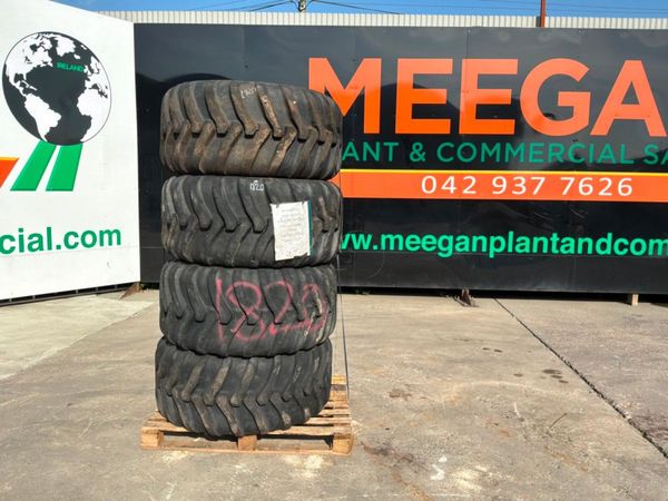 22.5 PART WORN DUMPER / TRAILER TYRES....1820. 388595578
