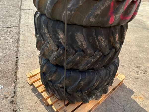 22.5 PART WORN DUMPER / TRAILER TYRES...1840t. 388595633