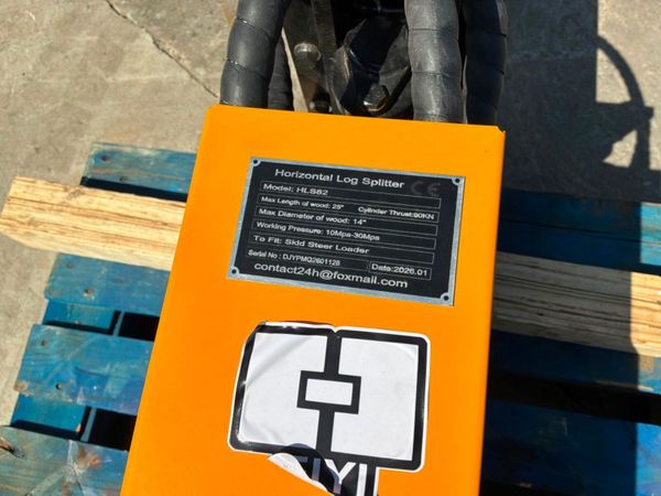 UNUSED SKID STEER LOG SPLITTER........2118d. 388502730