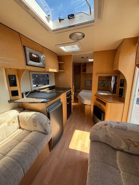 Bailey Olympus 4 berth fixed bed caravan 388525563