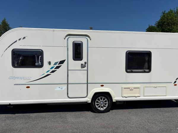 Bailey Olympus 4 berth fixed bed caravan 388525526