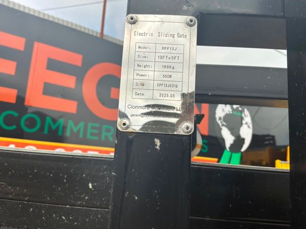 UNUSED 4.0mts ELECTRIC SLIDING GATE........1792t. 388704297
