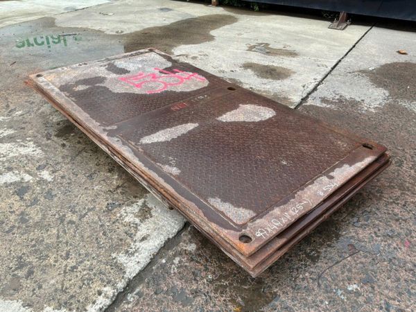 25mm STEEL ROAD PLATE / TRENCH COVERS.....534. 389285179