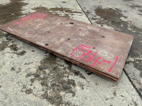20mm STEEL ROAD PLATE / TRENCH COVERS...534-1 389285187
