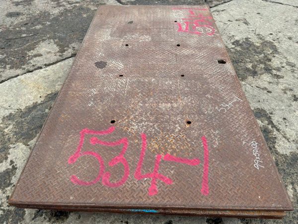 20mm STEEL ROAD PLATE / TRENCH COVERS...534-1 389285191