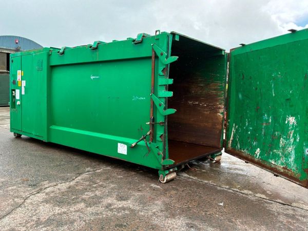 2021 HOOK LOADER SKIP WASTE COMPACTOR 389290351