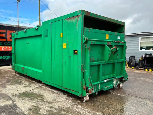 2021 HOOK LOADER SKIP WASTE COMPACTOR 389290365