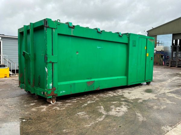 2021 HOOK LOADER SKIP WASTE COMPACTOR 389290370