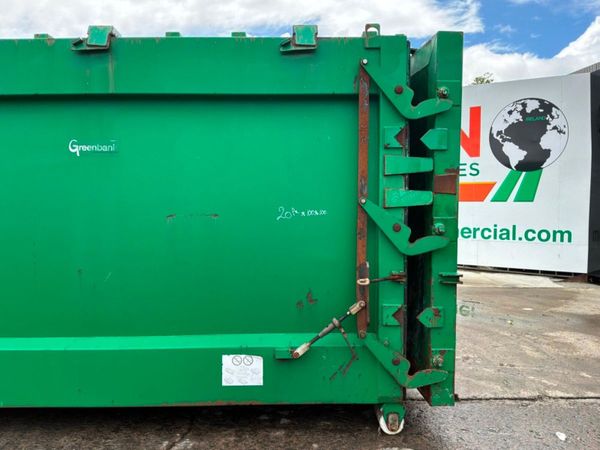 2021 HOOK LOADER SKIP WASTE COMPACTOR 389290372