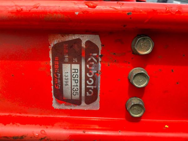 KUBOTA RSP135  ROTAVATOR / TILLER.......RSP135 389380979