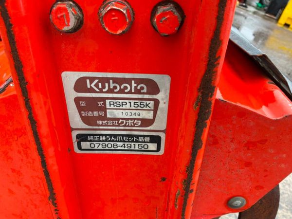 KUBOTA RSP 155K ROTAVATOR / TILLER.....RSP155 389463446