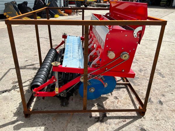 UNUSED 9 ROW GROUND DRIVEN SEED PLANTER. 389597128