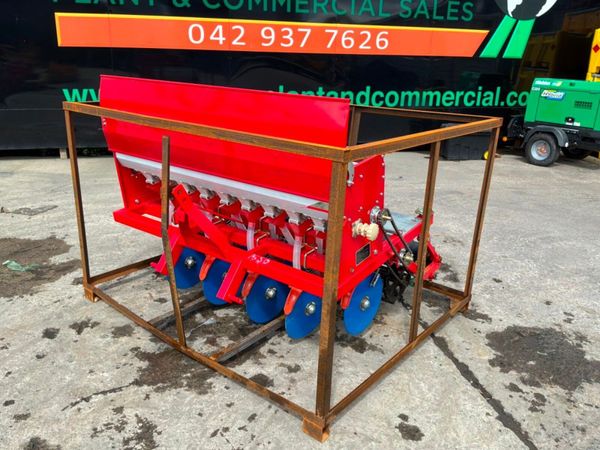 UNUSED 9 ROW GROUND DRIVEN SEED PLANTER. 389597137