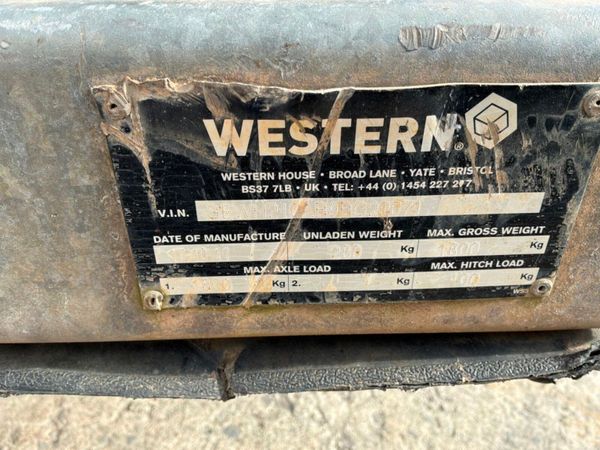 Western 950 litres single axle fuel delivery bowse 390053542