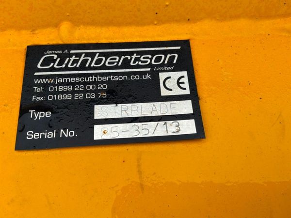 Cuthberson grading blade Snow plough attachment... 390284462