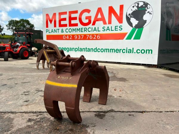 30" Geith manual grab grapple......50mm pins...... 390377641