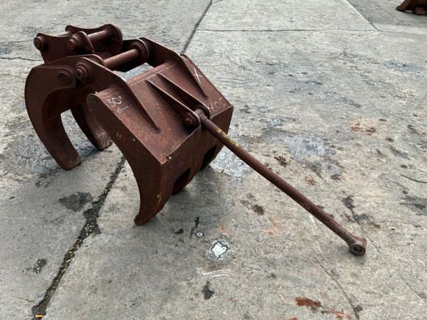 30" Geith manual grab grapple......50mm pins...... 390377661
