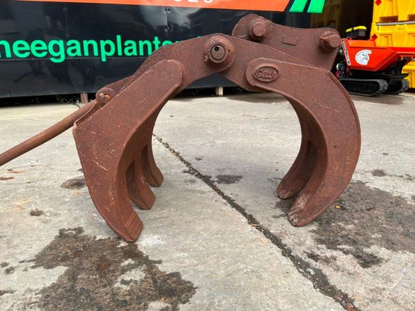 30" Geith manual grab grapple......50mm pins...... 390377668