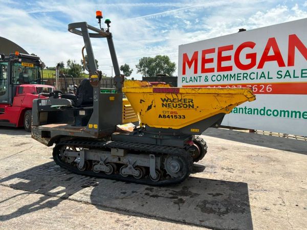 Wacker Nueson Dt25 swivel tracked crawler dumper.. 390303256