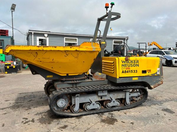 Wacker Nueson Dt25 swivel tracked crawler dumper.. 390303239