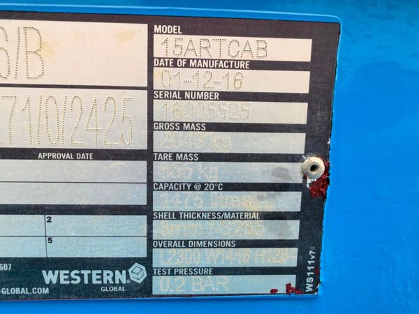 1500 litre western fuel bowser with adblue compart 390309906