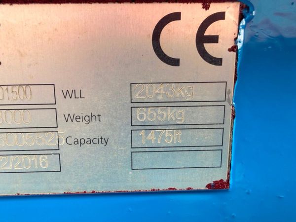 1500 litre western fuel bowser with adblue compart 390309914