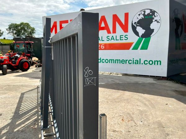 Unused 20ft remote control sliding entrance gate.. 390408207