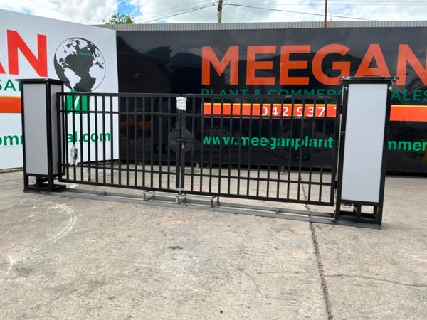 Unused 16ft Electric entrance gates & piers....... 390408453