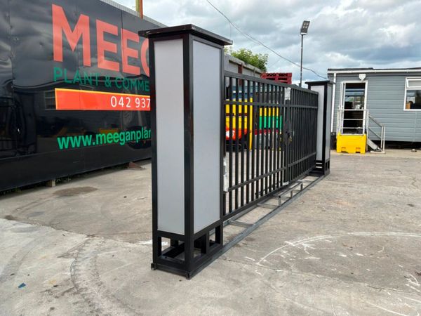 Unused 16ft Electric entrance gates & piers....... 390408483