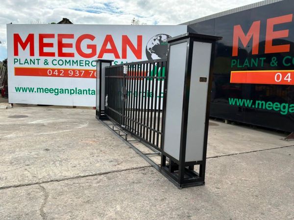Unused 16ft Electric entrance gates & piers....... 390408508