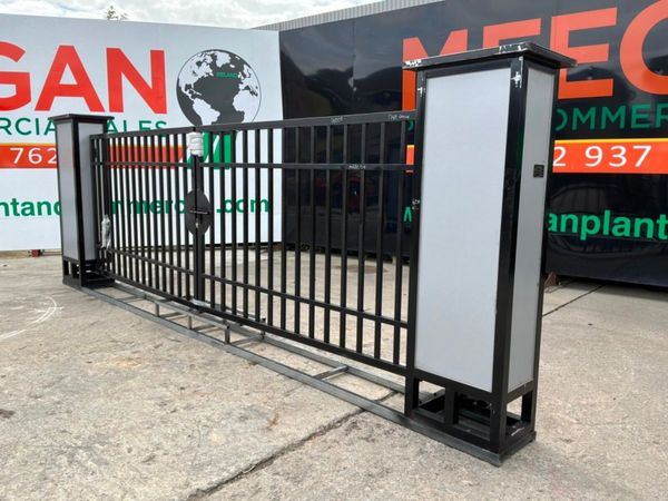 Unused 16ft Electric entrance gates & piers....... 390408528